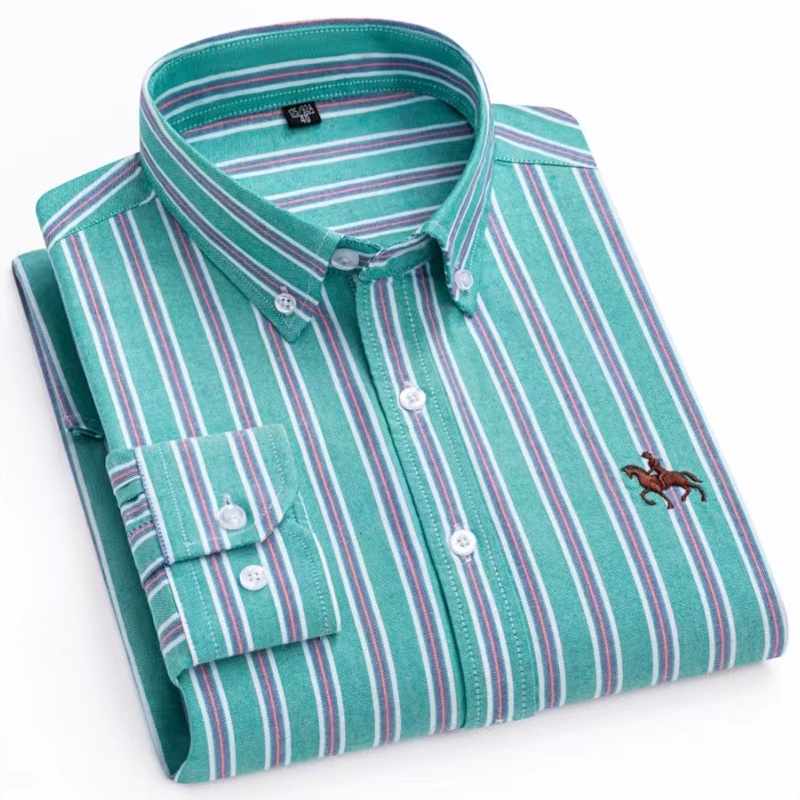 Oxford Cotton Casual Shirt Business - New 100% Cotton Oxford Shirt For