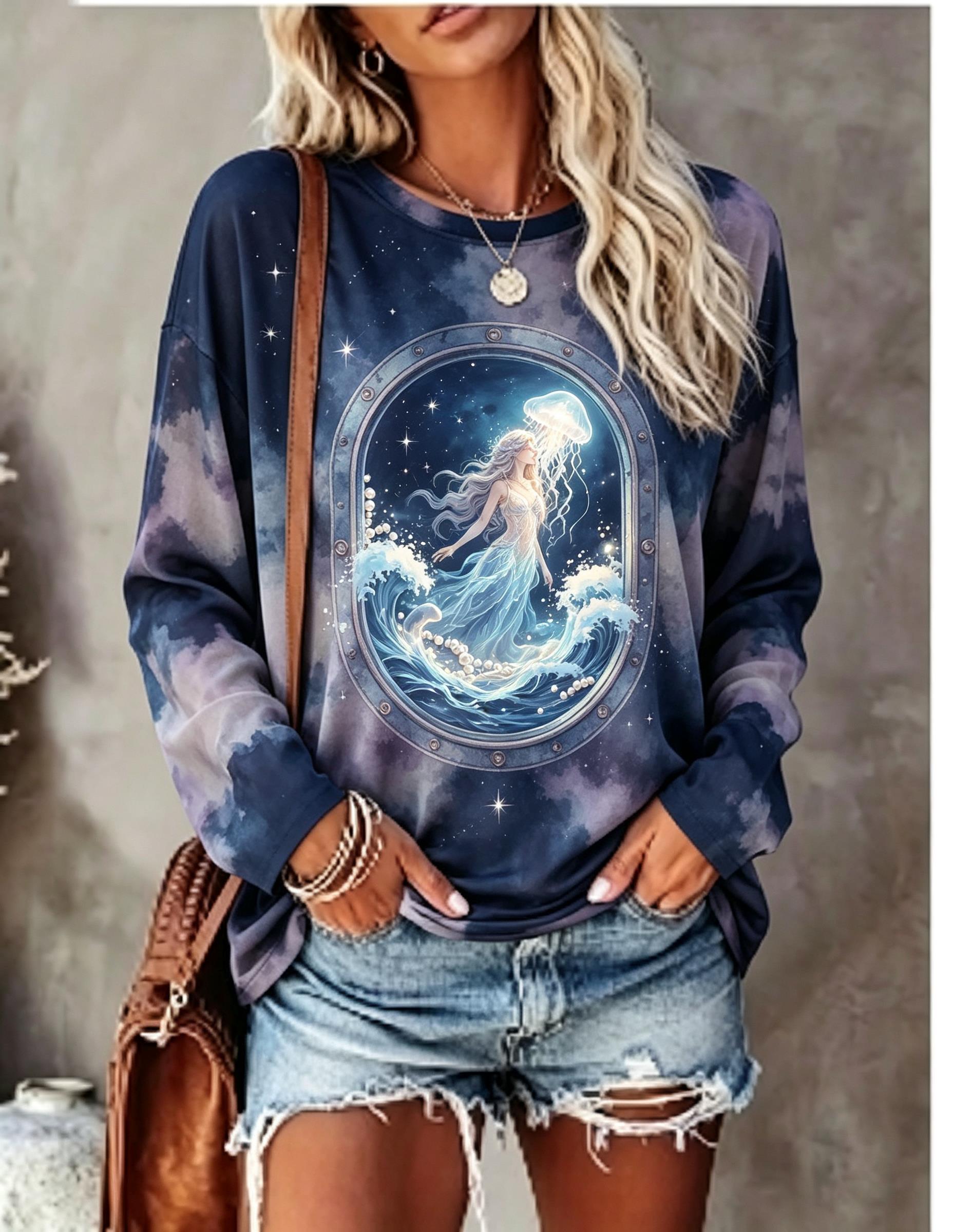 Women Long Sleeve T Shirt Merm - T-Shirts recension och pris