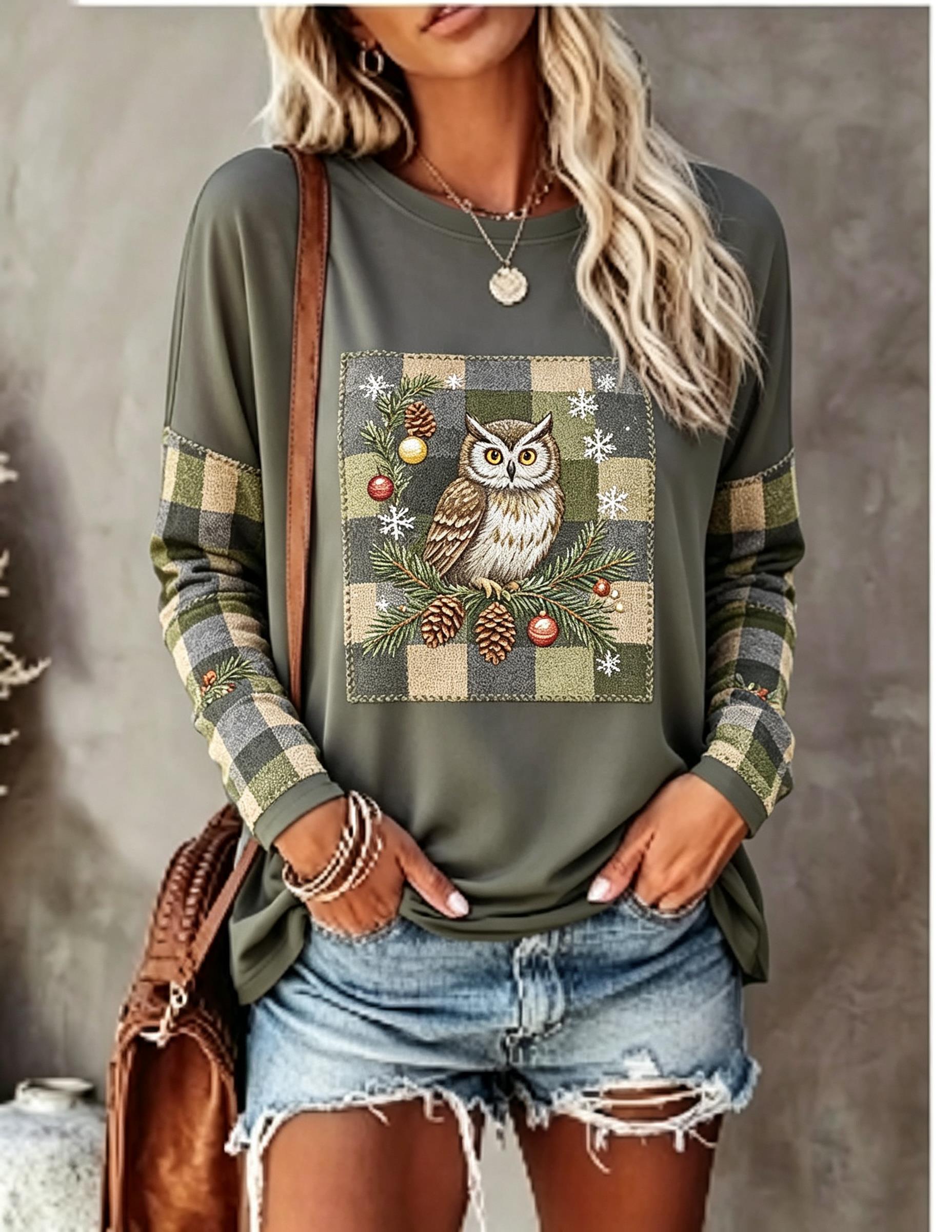 Women Long Sleeve T Shirt Fox  - Shirts recension och pris